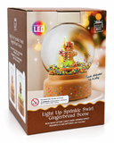 Musical Gingerbread Sprinkle-Spin Globe – 18 cm