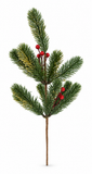 Glitter Pine and Berry Pick – 41cm