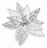 Luxe Organza Poinsettia Clip