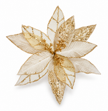 Luxe Organza Poinsettia Clip