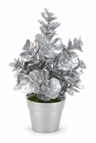 Matte Metallic Potted Christmas Tree 20 cm