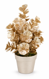 Matte Metallic Potted Christmas Tree 20 cm