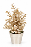 Matte Metallic Potted Christmas Tree 20 cm