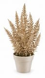 Matte Metallic Potted Christmas Tree 20 cm