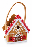 Felt Gingerbread House Treat Basket