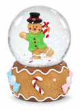 Gingerbread Christmas Snow Globe – 45 mm