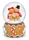 Gingerbread Christmas Snow Globe – 45 mm