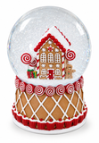 Musical Gingerbread Snow Globe – 10 cm