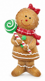 Ceramic Iced Gingerbread Figurine