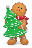 Ceramic Iced Gingerbread Figurine