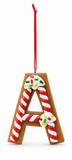 Gingerbread Alphabet Hanging Ornament