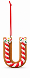 Gingerbread Alphabet Hanging Ornament
