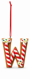 Gingerbread Alphabet Hanging Ornament