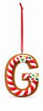 Gingerbread Alphabet Hanging Ornament