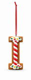 Gingerbread Alphabet Hanging Ornament