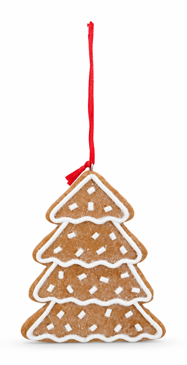 Gingerbread Sugar Cookie Hanging Ornament – 10cm