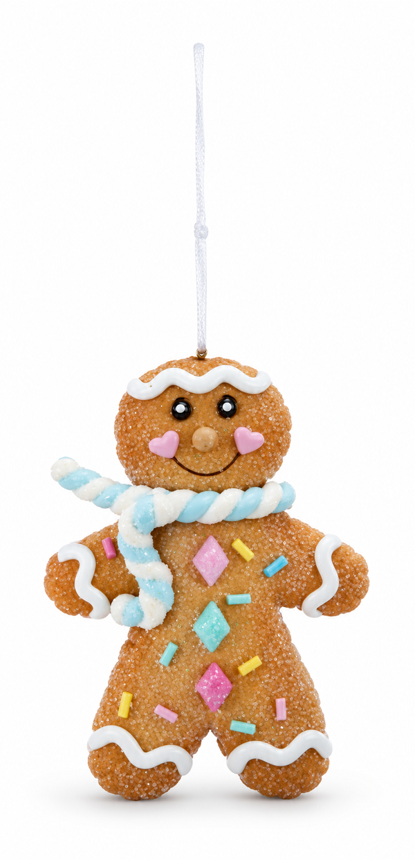 Sprinkles Gingerbread Hanging Ornament – 11cm