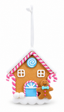 Pastel Gingerbread House Hanging Ornament – 10cm