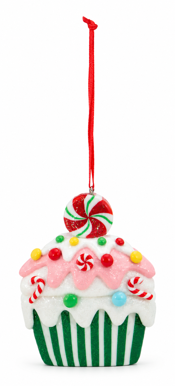 Cupcake Hanging Ornament – 9cm