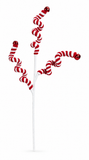 Plush Candy Cane Swirl Pick – 50cm