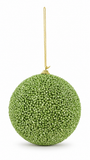 Glitter Christmas Bauble 9 cm