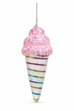 Rainbow Cone Ice Cream Hanging Ornament – 15cm