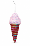 Rainbow Cone Ice Cream Hanging Ornament – 15cm