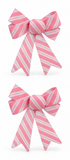 Candy Cane Stripe Christmas Bows – 2 Pack
