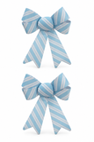 Candy Cane Stripe Christmas Bows – 2 Pack