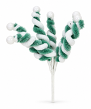 Marshmallow Spiral Mini Decoration Pick