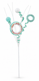 Pastel Donut Curly Decoration Pick – 35cm