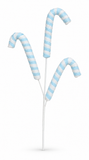 Pastel Plush Candy Cane Spray – 56cm
