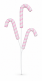 Pastel Plush Candy Cane Spray – 56cm