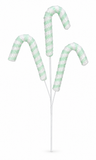 Pastel Plush Candy Cane Spray – 56cm