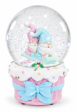 Musical Pastel Gnome Snow Globe – 10 cm