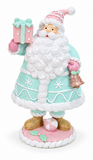 Pastel Macaron Resin Santa