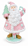 Pastel Macaron Resin Santa