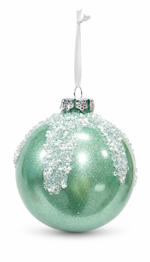 Snowcapped Pearl Christmas Bauble