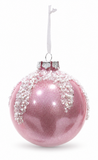 Snowcapped Pearl Christmas Bauble