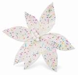 Sweet Sprinkles Poinsettia Clip