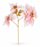 Egyptian Poinsettia Christmas Stem 65cm