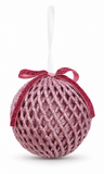 Glitter Honeycomb Christmas Bauble