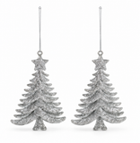 Glitter Hanging Christmas Decorations – 2 Pack