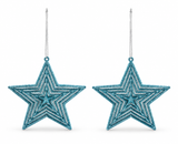Glitter Hanging Christmas Decorations – 2 Pack