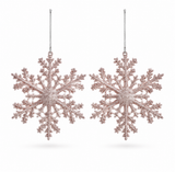 Glitter Hanging Christmas Decorations – 2 Pack