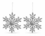 Glitter Hanging Christmas Decorations – 2 Pack