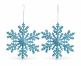 Glitter Hanging Christmas Decorations – 2 Pack