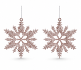 Glitter Hanging Christmas Decorations – 2 Pack