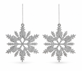 Glitter Hanging Christmas Decorations – 2 Pack