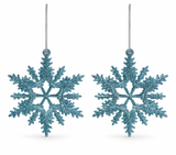 Glitter Hanging Christmas Decorations – 2 Pack